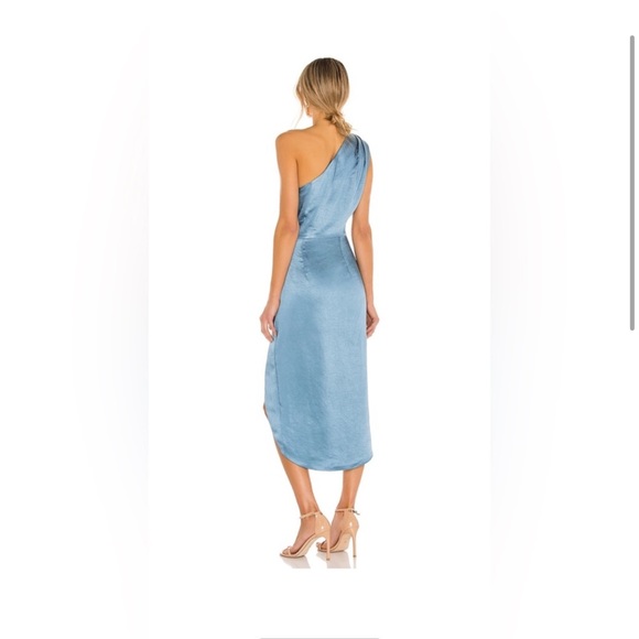 ELLIATT asymmetric dress blue size M - Picture 2 of 3